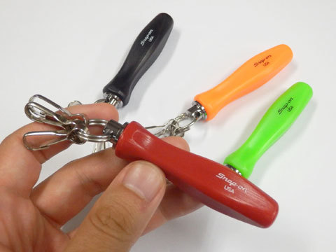 Snap-on（スナップオン）ハードグリップ 樹脂 舊型 グリップ キーホルダー グリーン