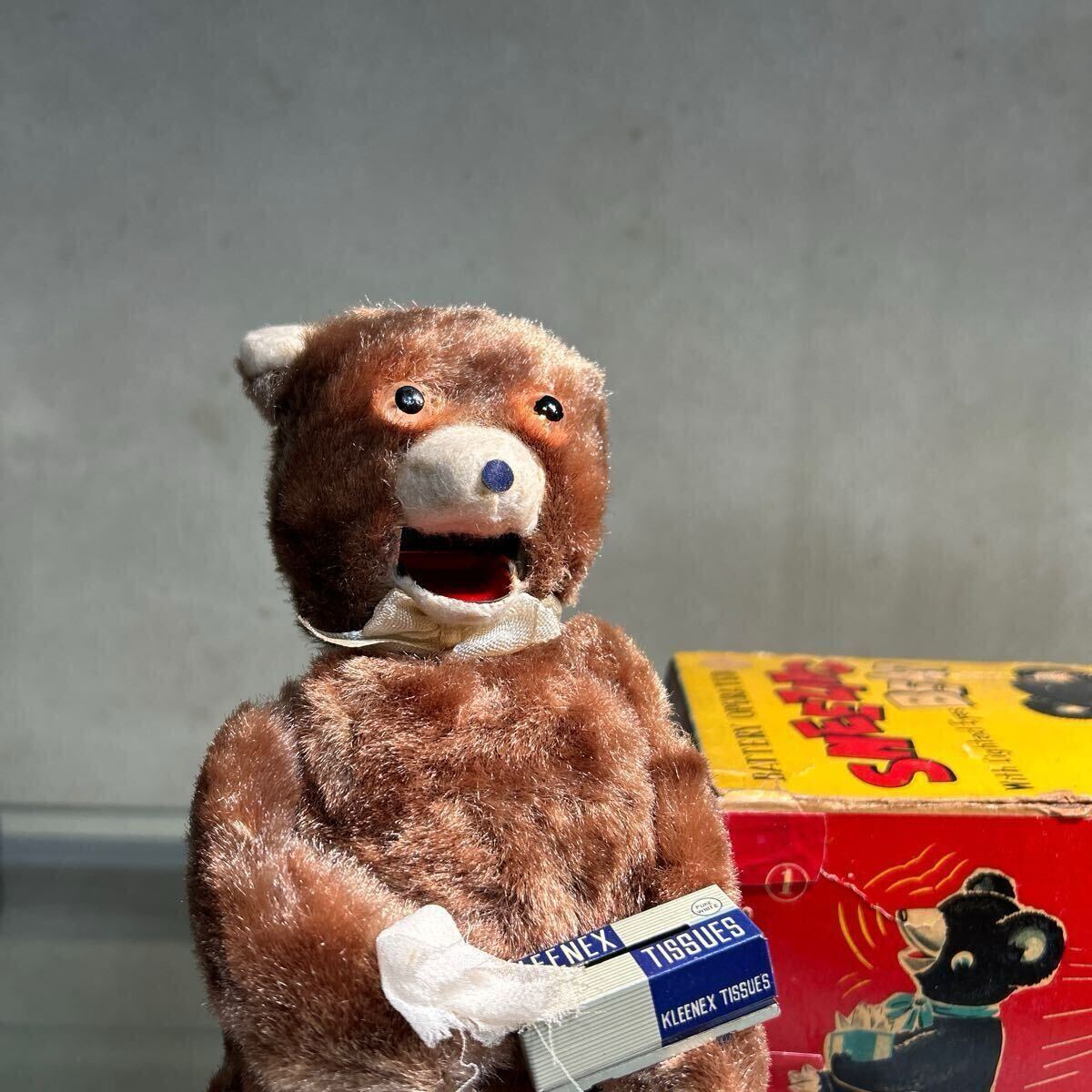 ラインマーSNEEZING BEAR ブリキのおもちゃ ブリキ玩具 LINEMAR ラインマーSNEEZING BEAR ブリキのおもちゃ ブリキ玩具 LINEMAR