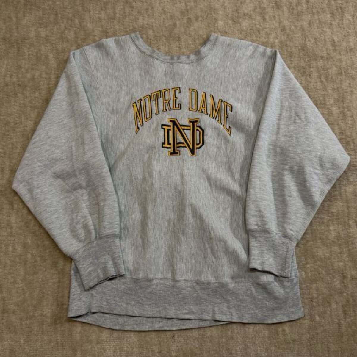80s champion “NOTRE DAME” リバースウィーブ グッドプリント 80s champion “NOTRE DAME” リバースウィーブ グッドプリント