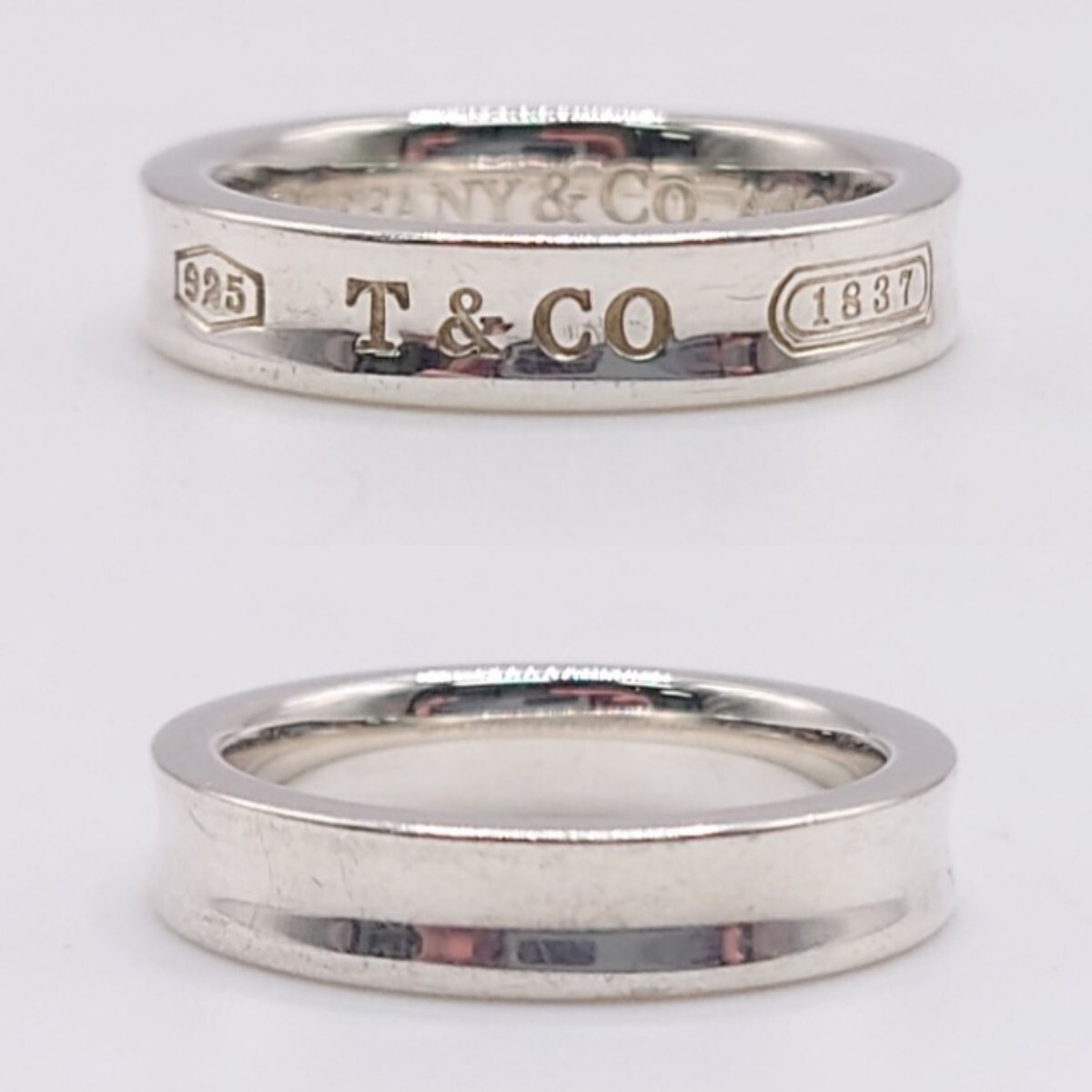 M203】 美品 Tiffany&Co. ナローリング ティファニー 1837 指輪 M203】 美品 Tiffany&Co. ナローリング ティファニー 1837 指輪