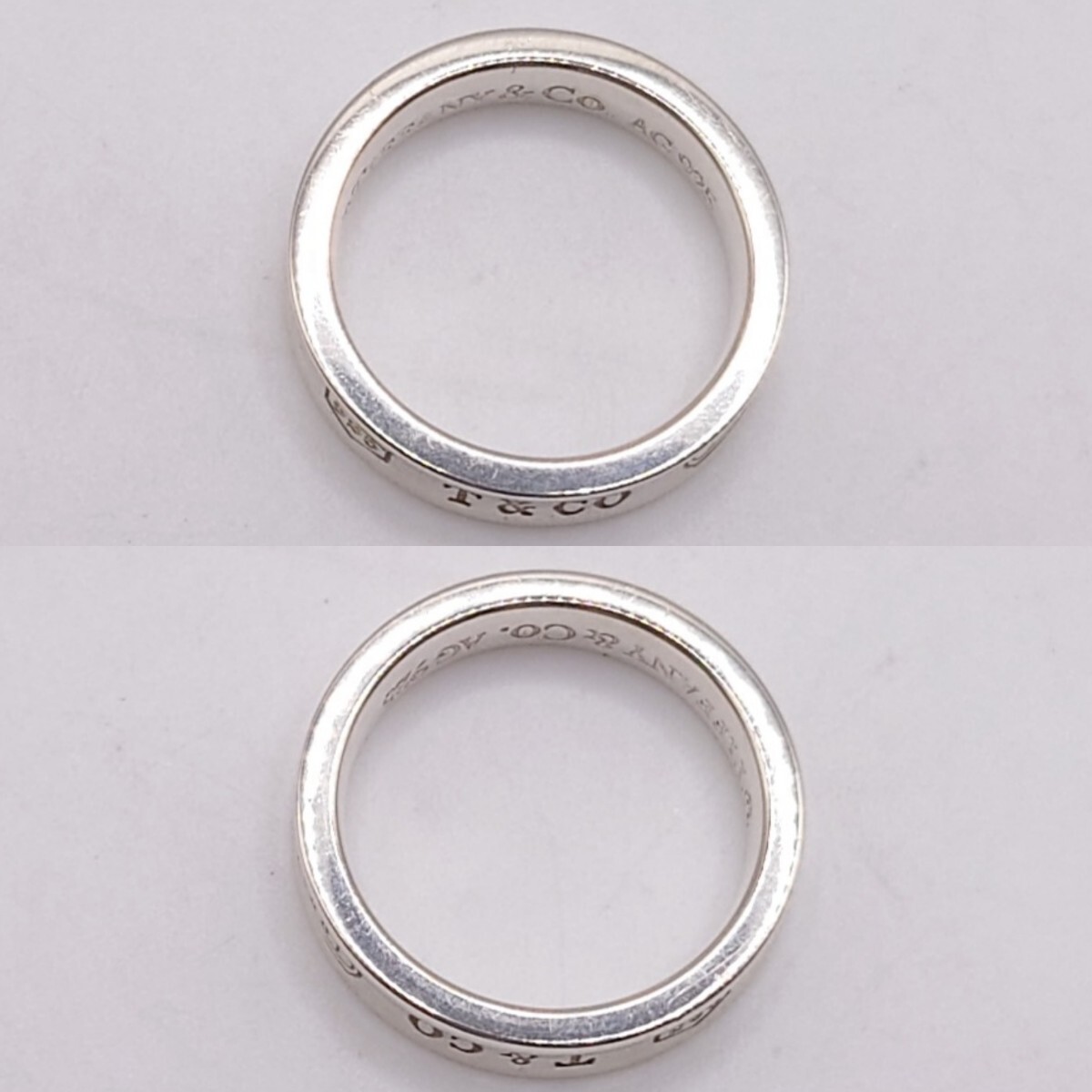 M203】 美品 Tiffany&Co. ナローリング ティファニー 1837 指輪 M203】 美品 Tiffany&Co. ナローリング ティファニー 1837 指輪