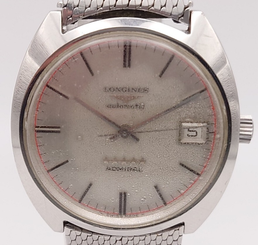 K898】 LONGINES ADMIRAL ファイブスター メンズ 腕時計 デイト