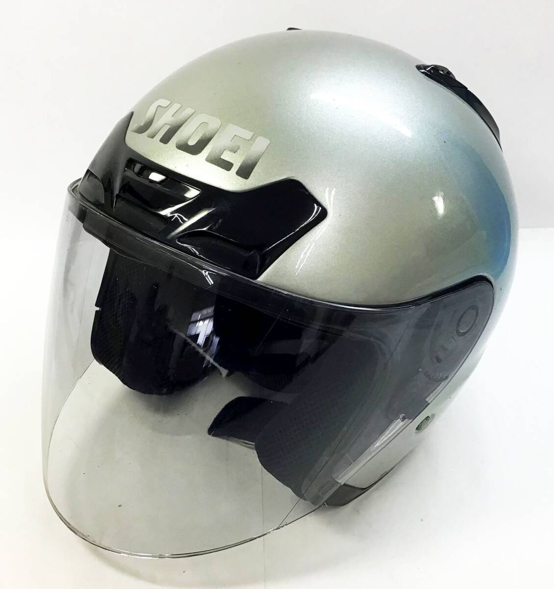 SHOEI J-FORCE ジェットヘルメット XL 61-62㎝ シルバー系 日本 SHOEI J-FORCE ジェットヘルメット XL 61-62㎝ シルバー系 日本