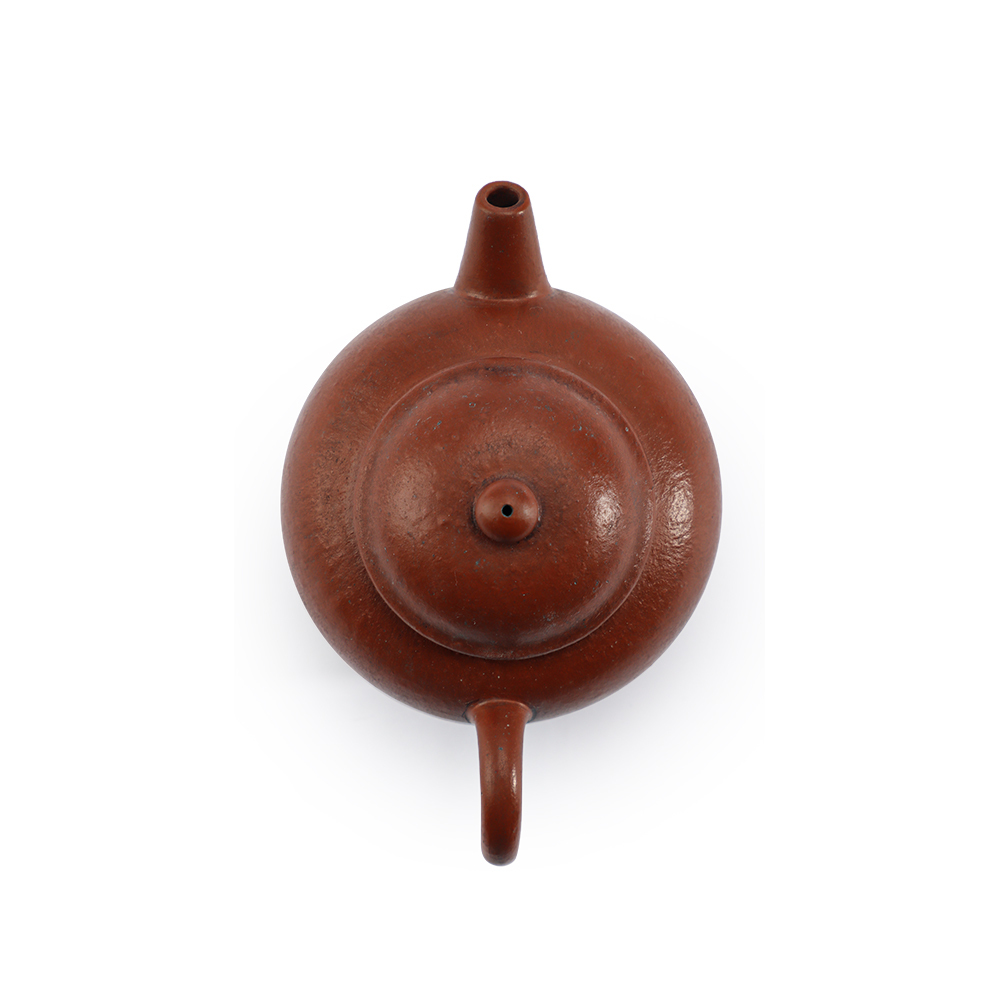 京都某コレクター委託品】唐物 朱泥 梨皮「呉徳盛製」底銘 煎茶 京都某コレクター委託品】唐物 朱泥 梨皮「呉徳盛製」底銘 煎茶