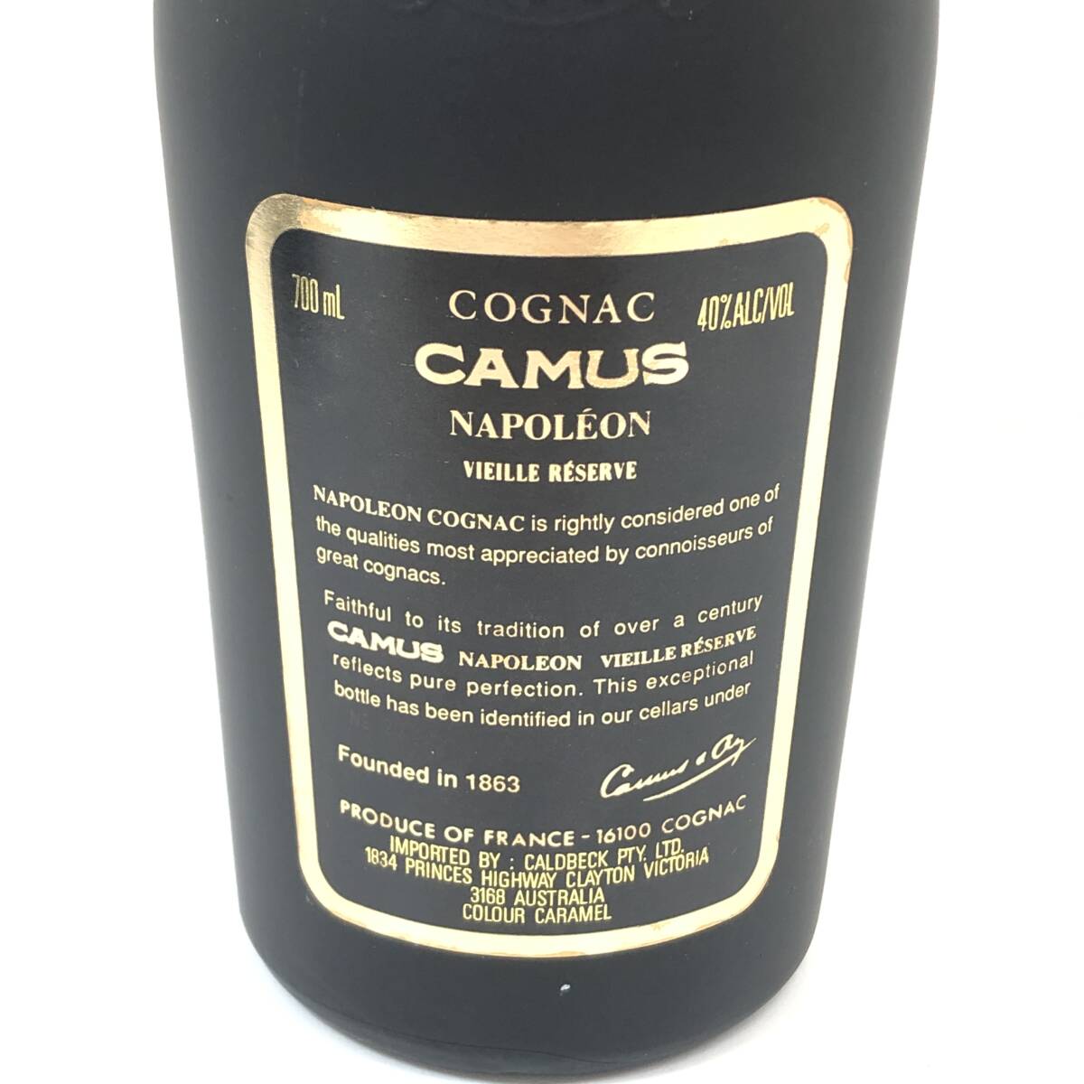 1円〜 未開栓 CAMUS COGNAC NAPOLEON VIELLE RESERVE 700ml 40