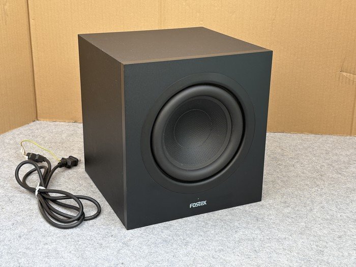 #綺麗【FOSTEX フォステクス PM-SUB8 Active Sub Woofer アクティブ サブウーハー 20cm オーディオ 音響機器 スピーカー】Q04258