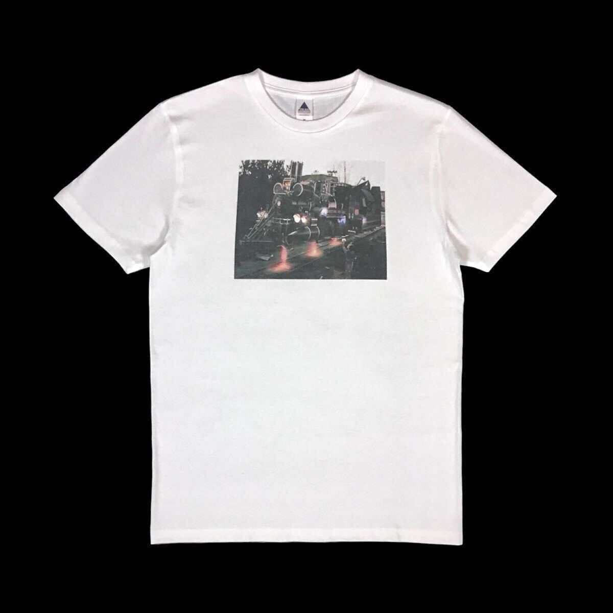 新品 バックトゥザフューチャー3 西部劇 蒸気機関車 タイムマシン デロリアン 80年代 ロバートゼメキス映画 Tシャツ ユニセックス Lサイズ_画像6