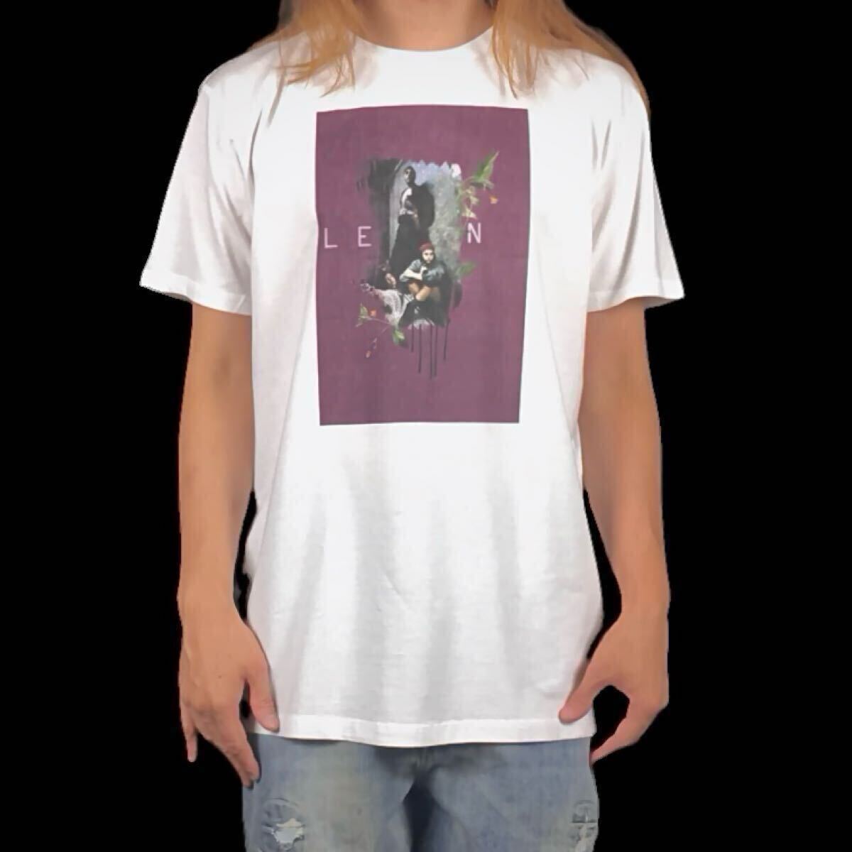 新品 LEON レオン マチルダ ツーショット ジャンレノ ナタリーボートマン デビュー1994年映画 アートワーク Tシャツ ユニセックス Lサイズ_画像2