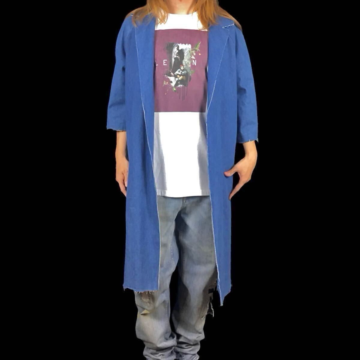 新品 LEON レオン マチルダ ツーショット ジャンレノ ナタリーボートマン デビュー1994年映画 アートワーク Tシャツ ユニセックス Lサイズ_画像5