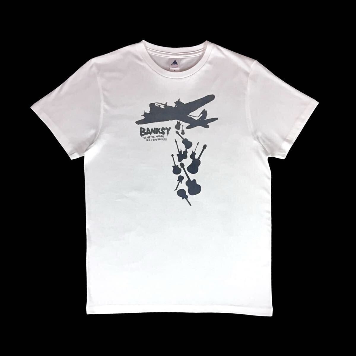 新品 BANKSY バンクシー 戦闘機 ギター 爆弾投下 爆撃