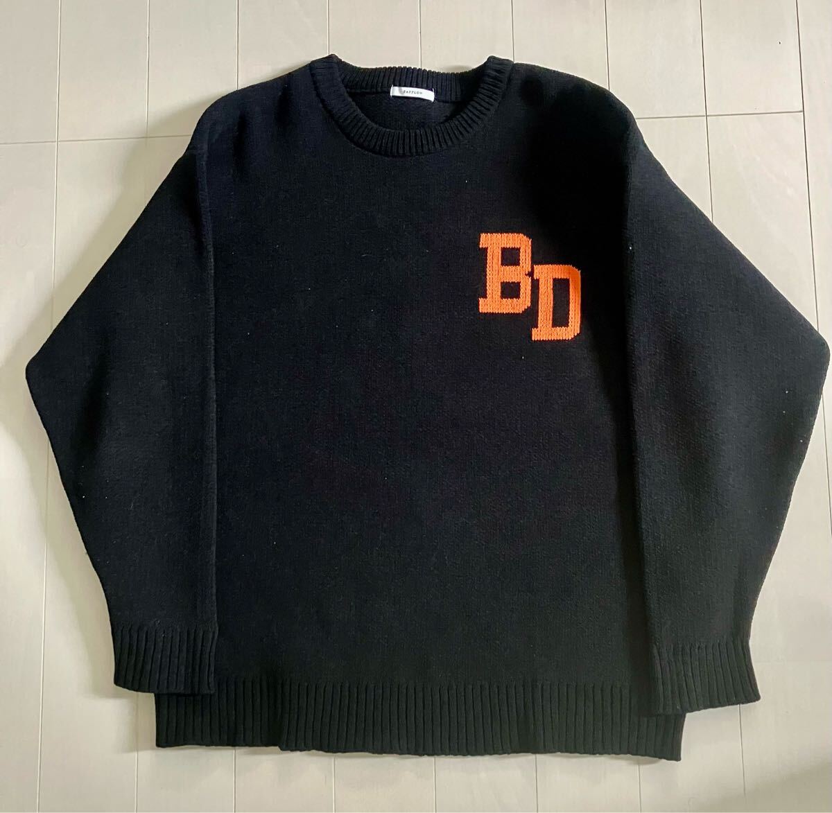 BAYFLOW ベイフロー　ビッグサイズ　BD ニット　4 L　黒_画像1