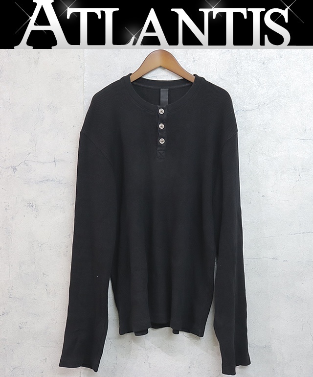 クロムハーツ　サーマル ロンt CHROME HEARTS クロムハーツ サーマル 長袖 ロンT 黒 ブラック