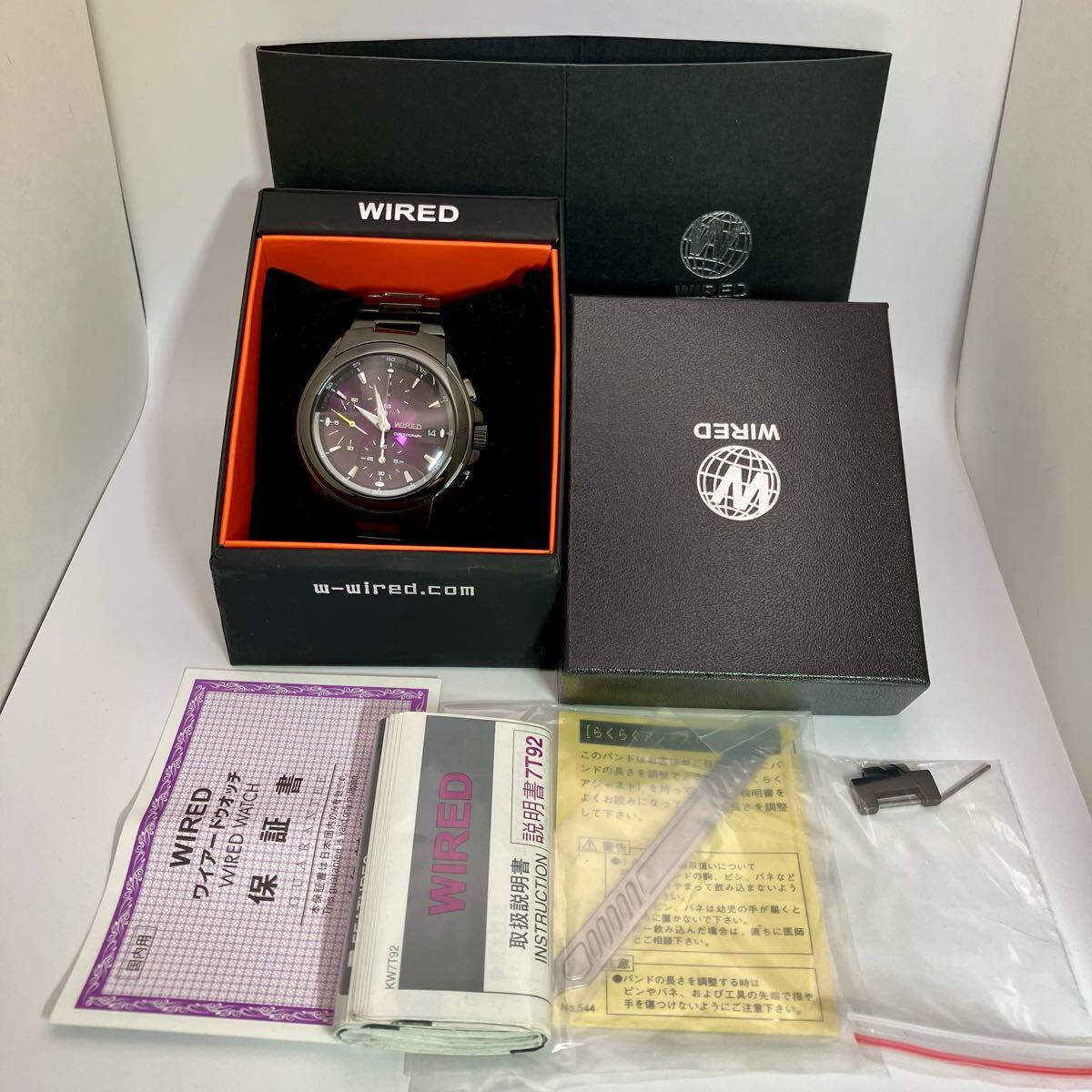 美品 電池新品 送料込 セイコー SEIKO ワイアード WIRED クロノ 美品 電池新品 送料込 セイコー SEIKO ワイアード WIRED クロノ