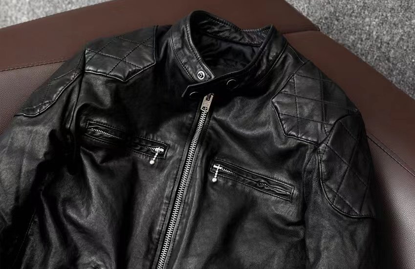 ライダースジャケット シングルライダース バイクレザー シープ ライダースジャケット シングルライダース バイクレザー シープ