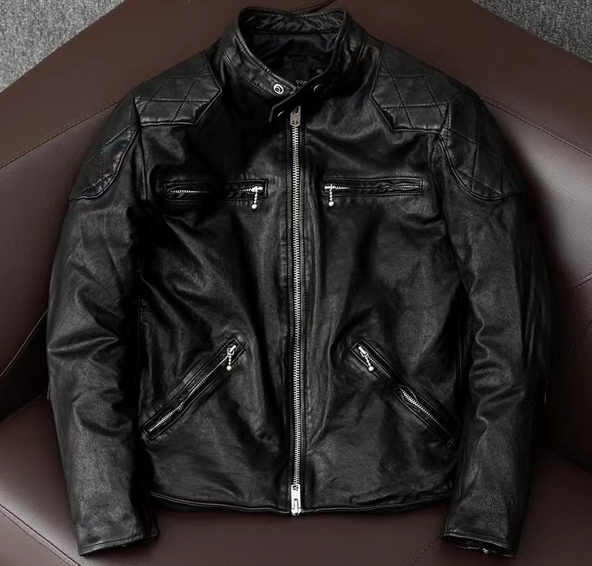 ライダースジャケット シングルライダース バイクレザー シープ ライダースジャケット シングルライダース バイクレザー シープ