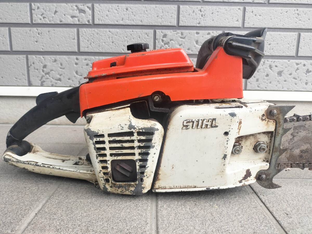 STIHL】041AV スチール エンジンチェンソー 始動OK【現状品 STIHL】041AV スチール エンジンチェンソー 始動OK【現状品