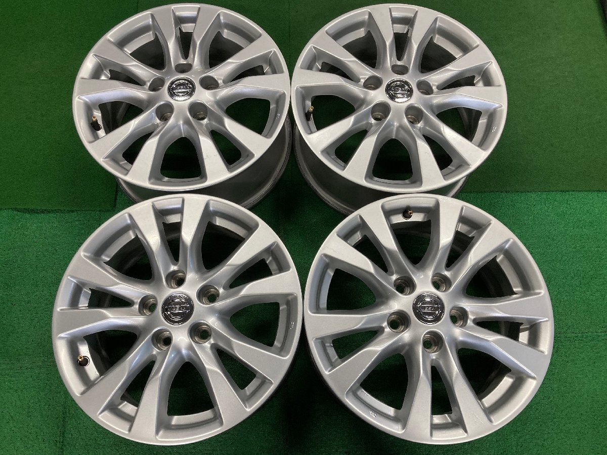 □7817 良品 日産 ティアナ L33 純正 16インチ 7J +50 5穴 114.3 □7817 良品 日産 ティアナ L33 純正 16インチ 7J +50 5穴 114.3
