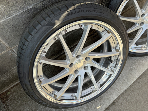 □レクサスLC500 タイヤホイール4本セット WORK グノーシス 21 □レクサスLC500 タイヤホイール4本セット WORK グノーシス 21