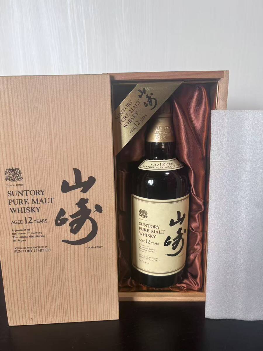 未開栓】SUNTORY サントリー 山崎 12年 ピュアモルト ウイスキー 未開栓】SUNTORY サントリー 山崎 12年 ピュアモルト ウイスキー