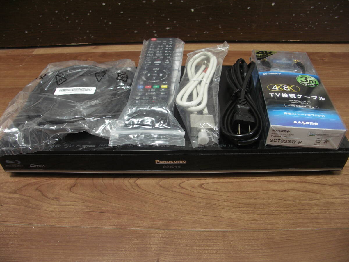 Panasonic DIGA DMR-BWT510 HDD 2TB 2番組同時録画 すべて揃っ Panasonic DIGA DMR-BWT510 HDD 2TB 2番組同時録画 すべて揃っ