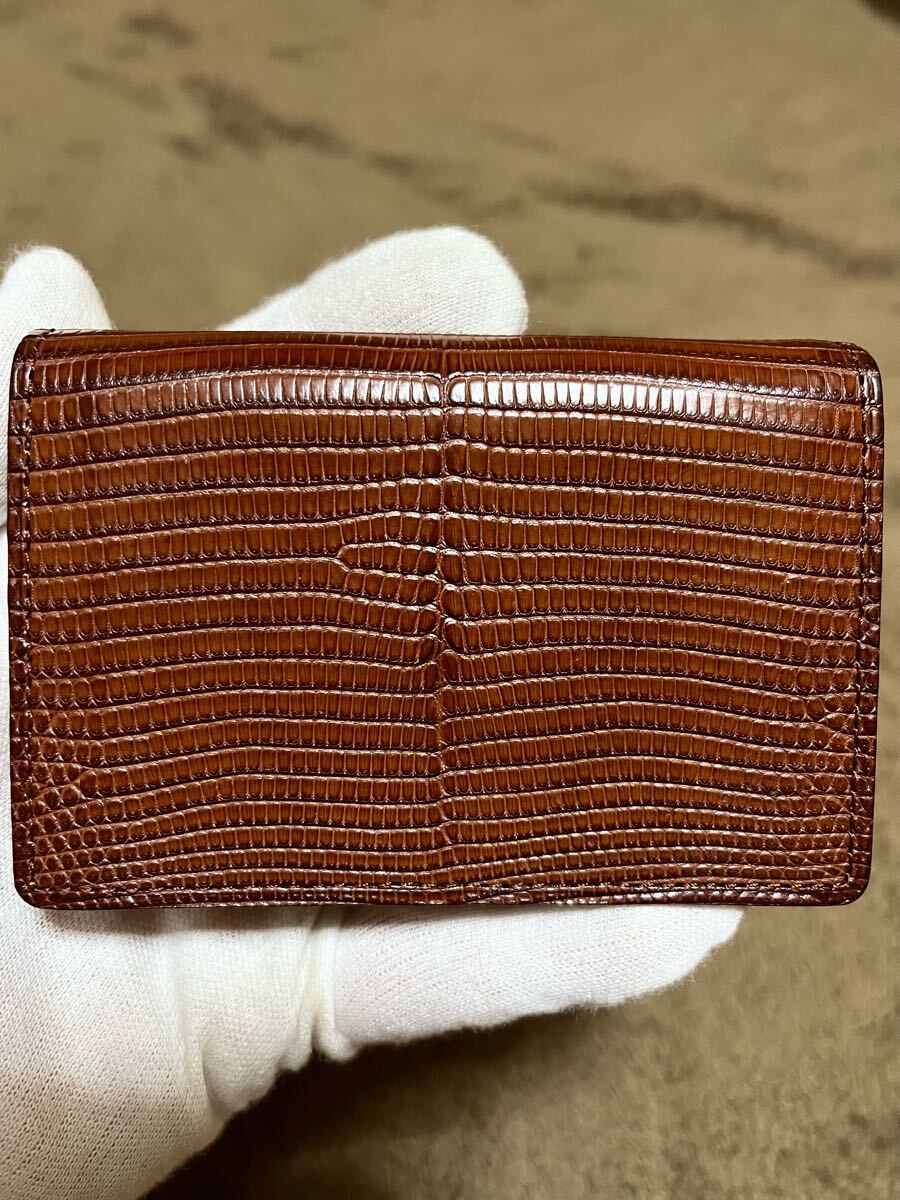GANZO ガンゾ リザード6 名刺入れ カードケース トカゲ革 GANZO ガンゾ リザード6 名刺入れ カードケース トカゲ革