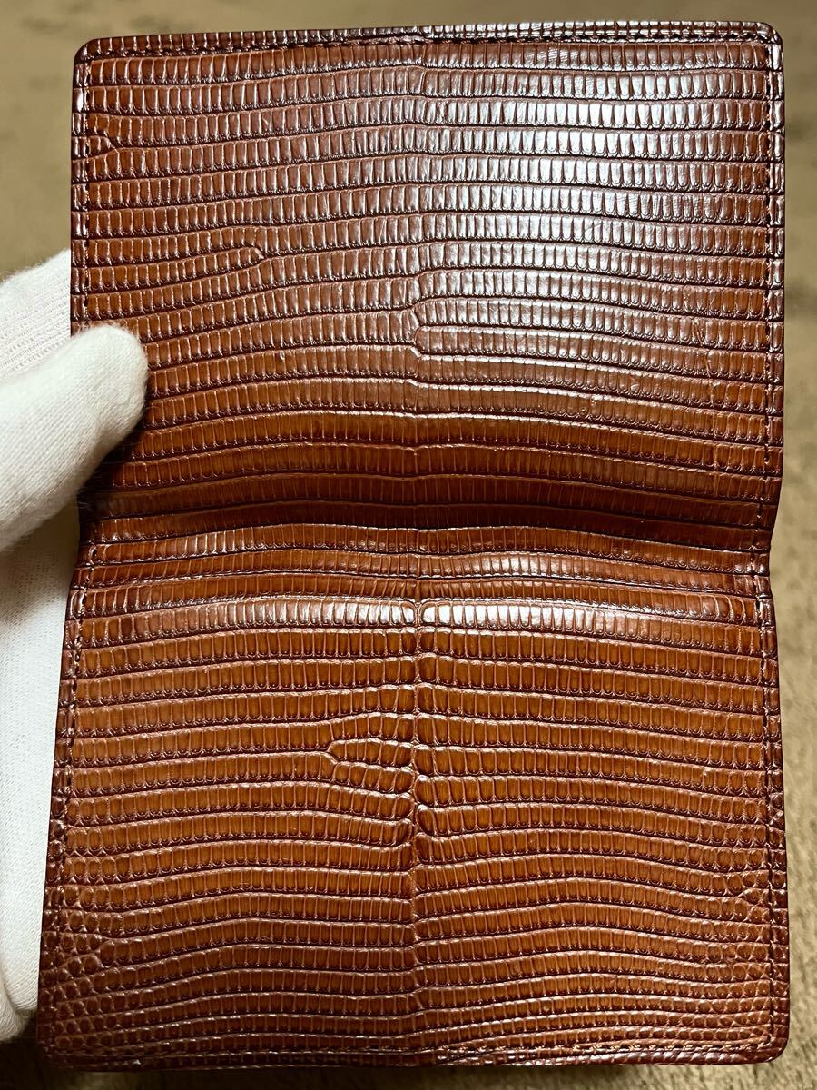 GANZO ガンゾ リザード6 名刺入れ カードケース トカゲ革 GANZO ガンゾ リザード6 名刺入れ カードケース トカゲ革