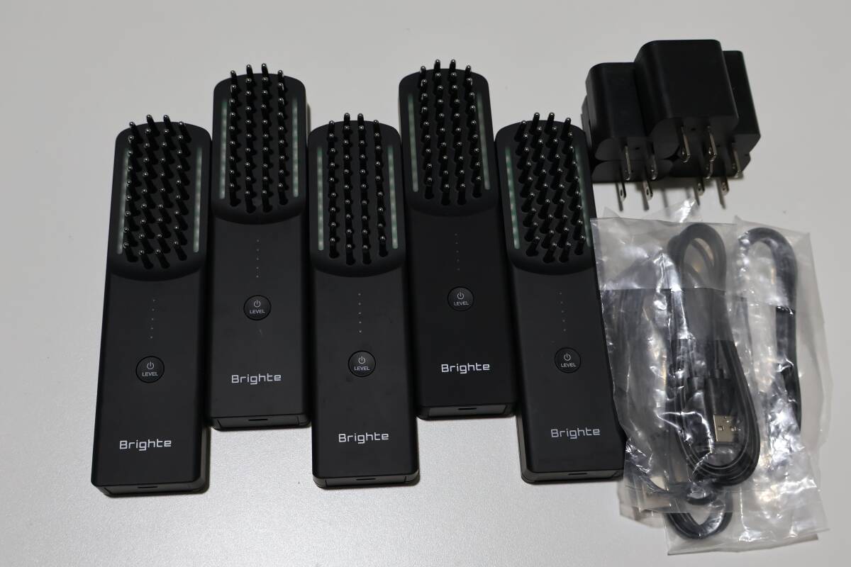 G7188 $【5個セット・動作確認済み・充電器付き】BRIGHTE ブラシ G7188 $【5個セット・動作確認済み・充電器付き】BRIGHTE ブラシ