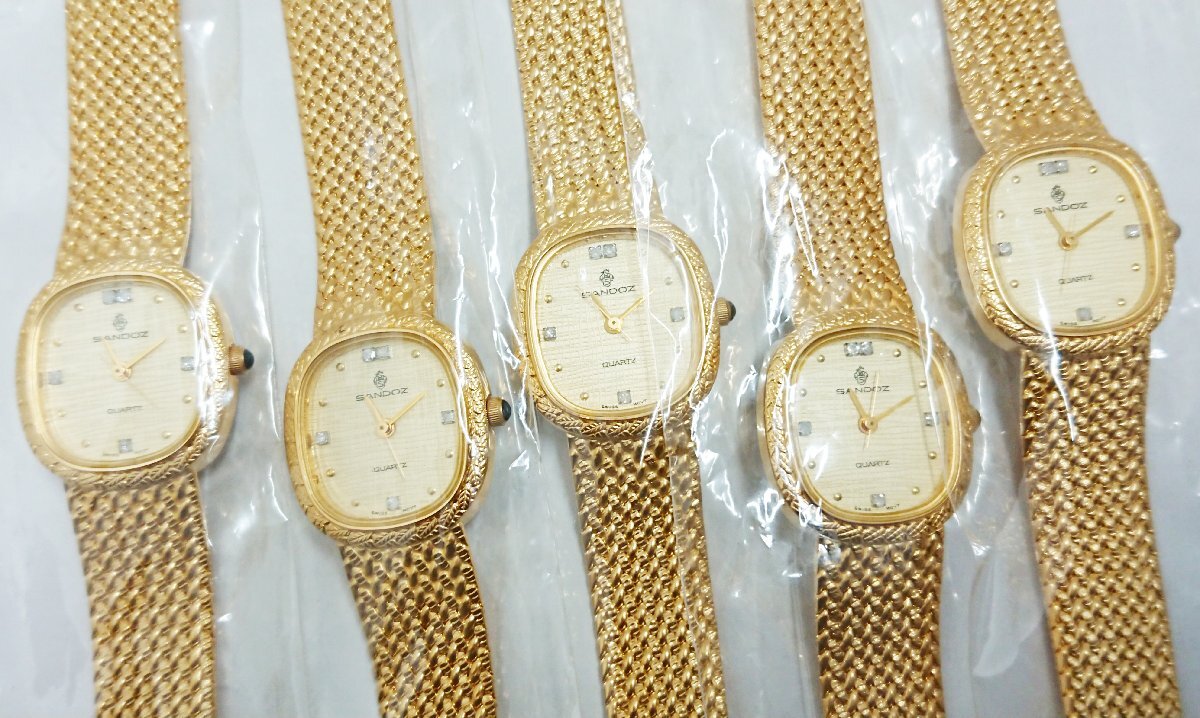 ☆3-5本セット☆2024年7月電池交換済み☆ SANDOZ クォーツ ☆3-5本セット☆2024年7月電池交換済み☆ SANDOZ クォーツ