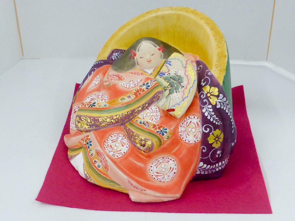 長期保管品】博多人形 竹取物語 佐藤好昭作 箱付（佐藤好昭
