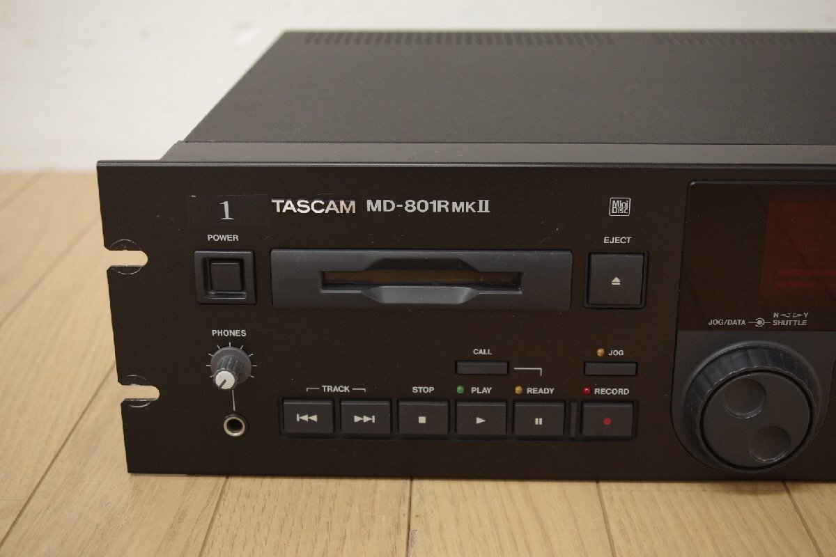 ジャンク タスカム MD-801RMKⅡ 業務用 MDレコーダー MDデッキ ジャンク タスカム MD-801RMKⅡ 業務用 MDレコーダー MDデッキ