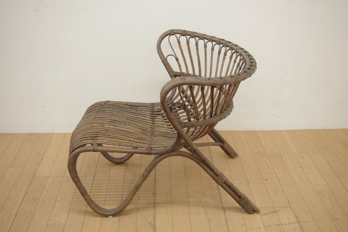 展示品 シカ・デザイン Sika・Design ラタン ラウンジチェア 椅子 アクタス取扱い リビング バルコニー 幅79cm ナチュラル 北欧_画像6