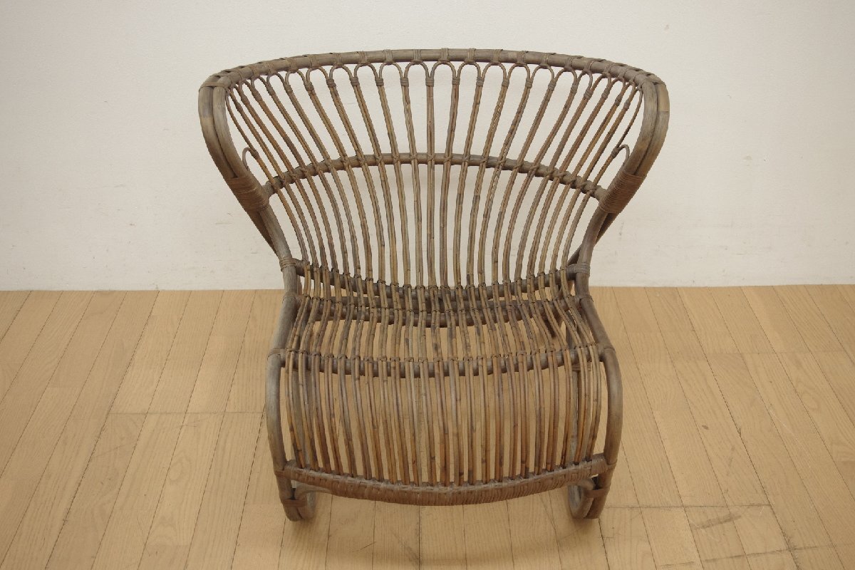展示品 シカ・デザイン Sika・Design ラタン ラウンジチェア 椅子 アクタス取扱い リビング バルコニー 幅79cm ナチュラル 北欧_画像2