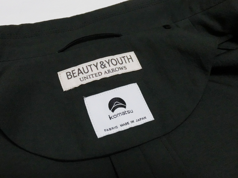 ★ ( BY KOMATSU PACK 2ボタン リラックスシルエット ジャケット ) コマツ 小松 UNTED ARROWS BEAUTY & YOUTH