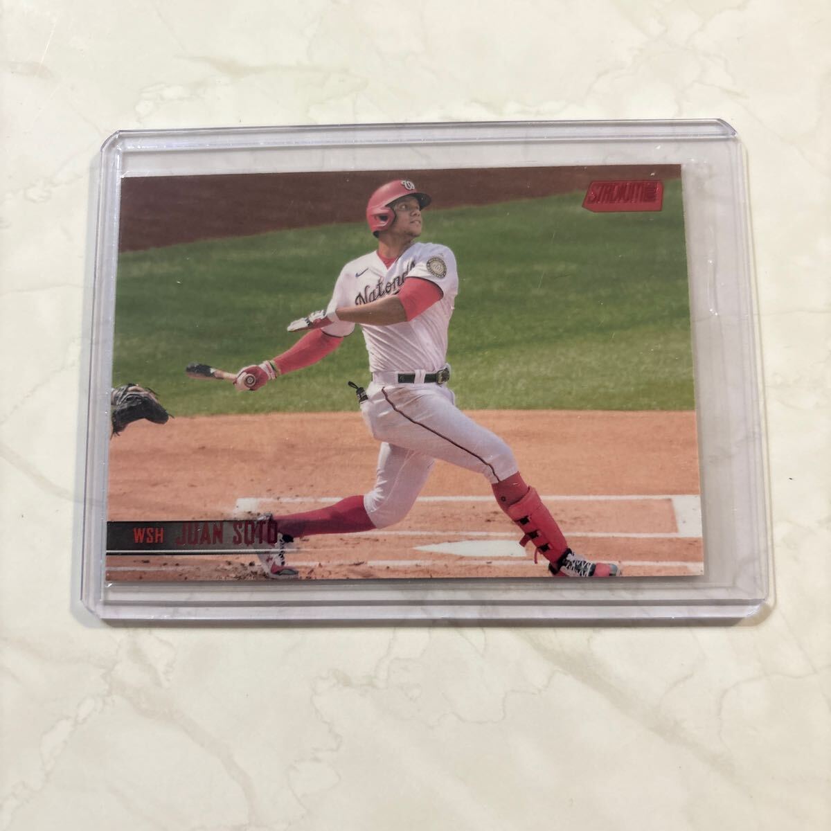 2021 topps stadium club baseball JUAN SOTO red parallel card 2021 topps stadium club baseball JUAN SOTO red parallel card