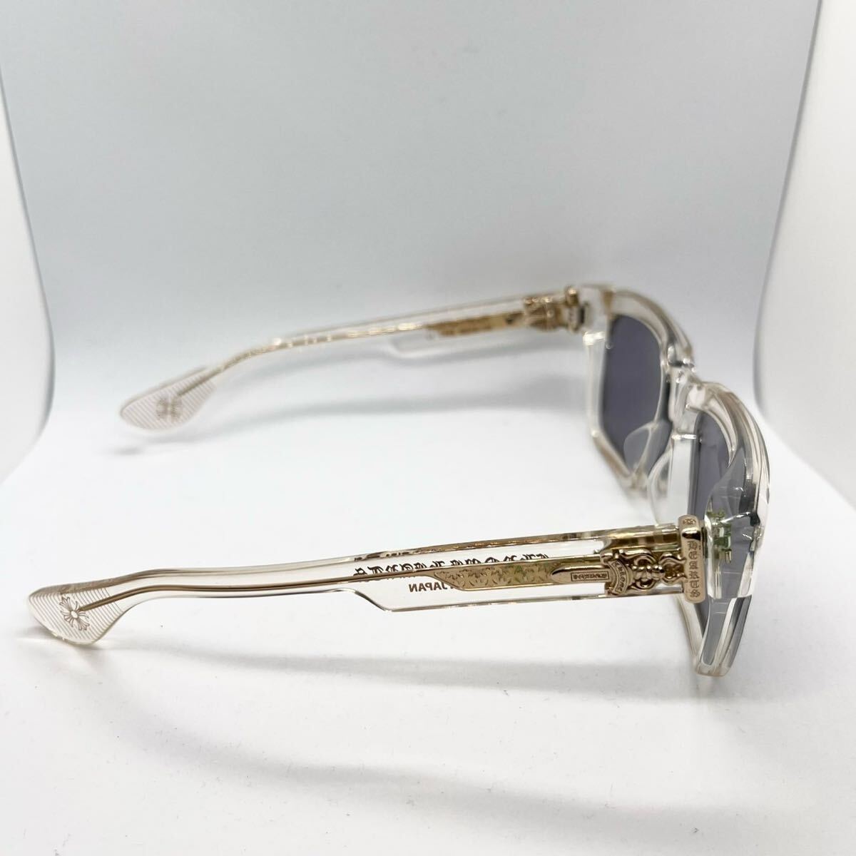 a267)CHROME HEARTS クロムハーツ サイドダガー クリアフレーム a267)CHROME HEARTS クロムハーツ サイドダガー クリアフレーム