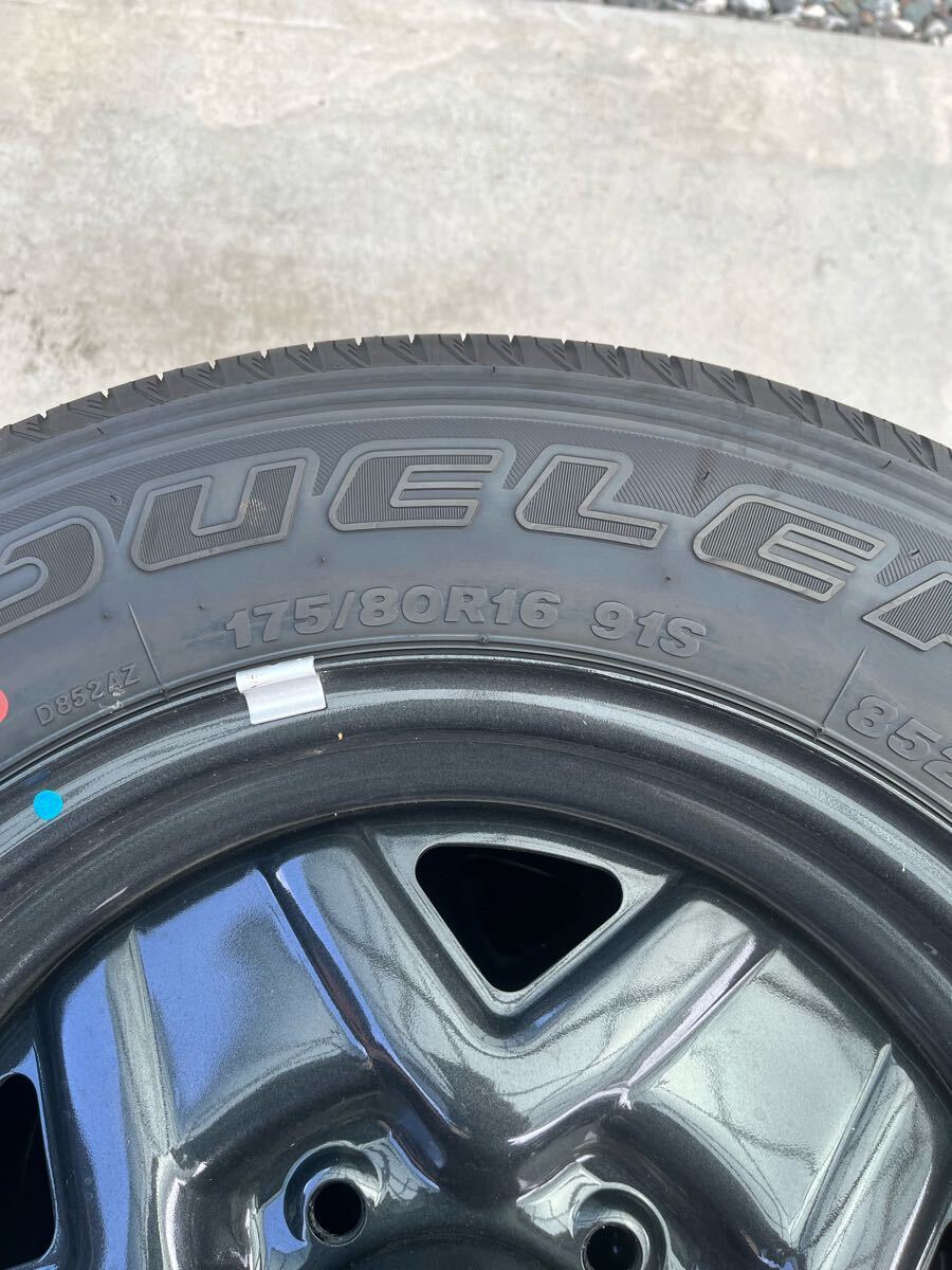新車外し】ジムニー64 純正タイヤホイール4本セット 175/80R16 新車外し】ジムニー64 純正タイヤホイール4本セット 175/80R16