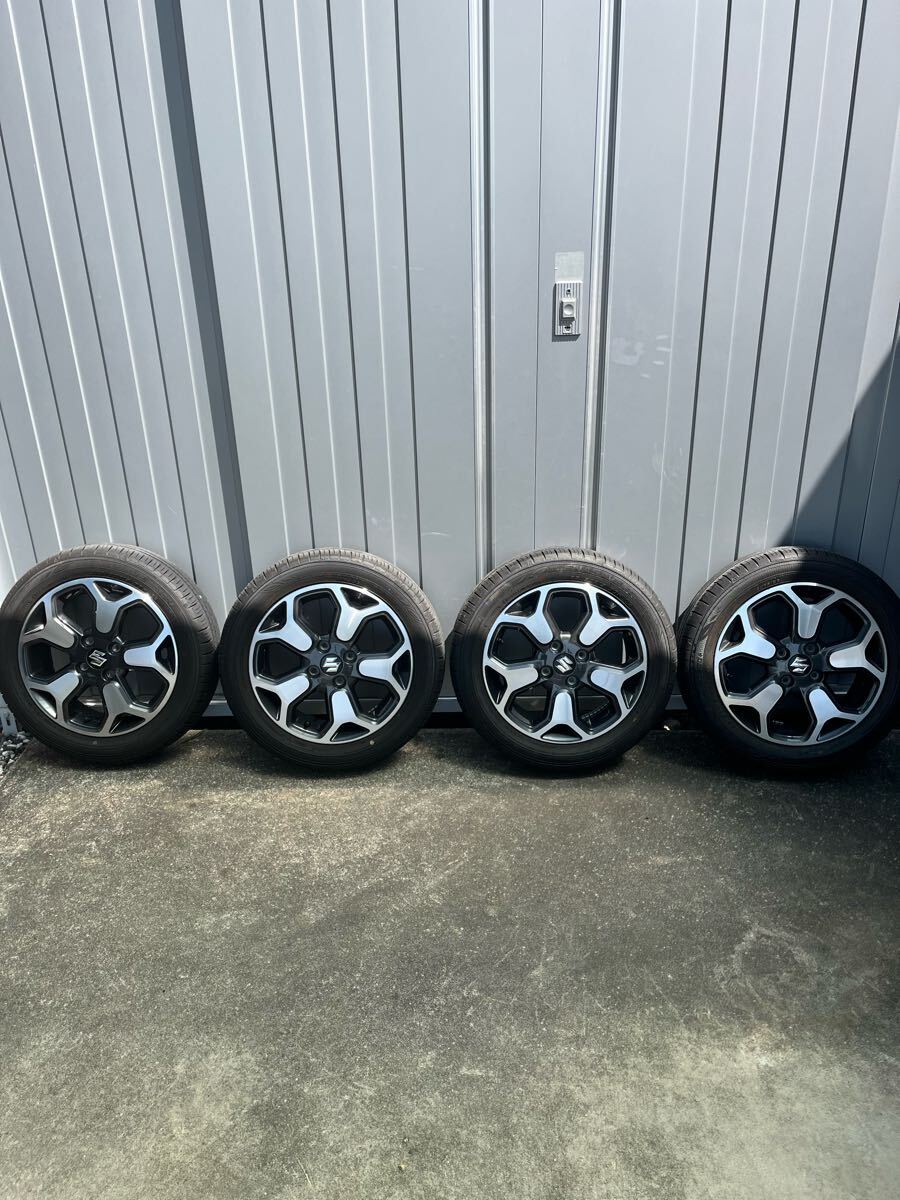 美品】ハスラー純正タイヤホイール4本セット 165/60R15 走行約 美品】ハスラー純正タイヤホイール4本セット 165/60R15 走行約