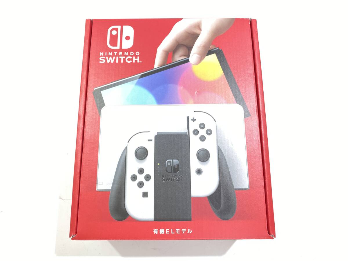 驚きの値段 1円スタート 有機ELモデル 店舗印無 Switch Nintendo 中古品 ニンテンドースイッチ本体