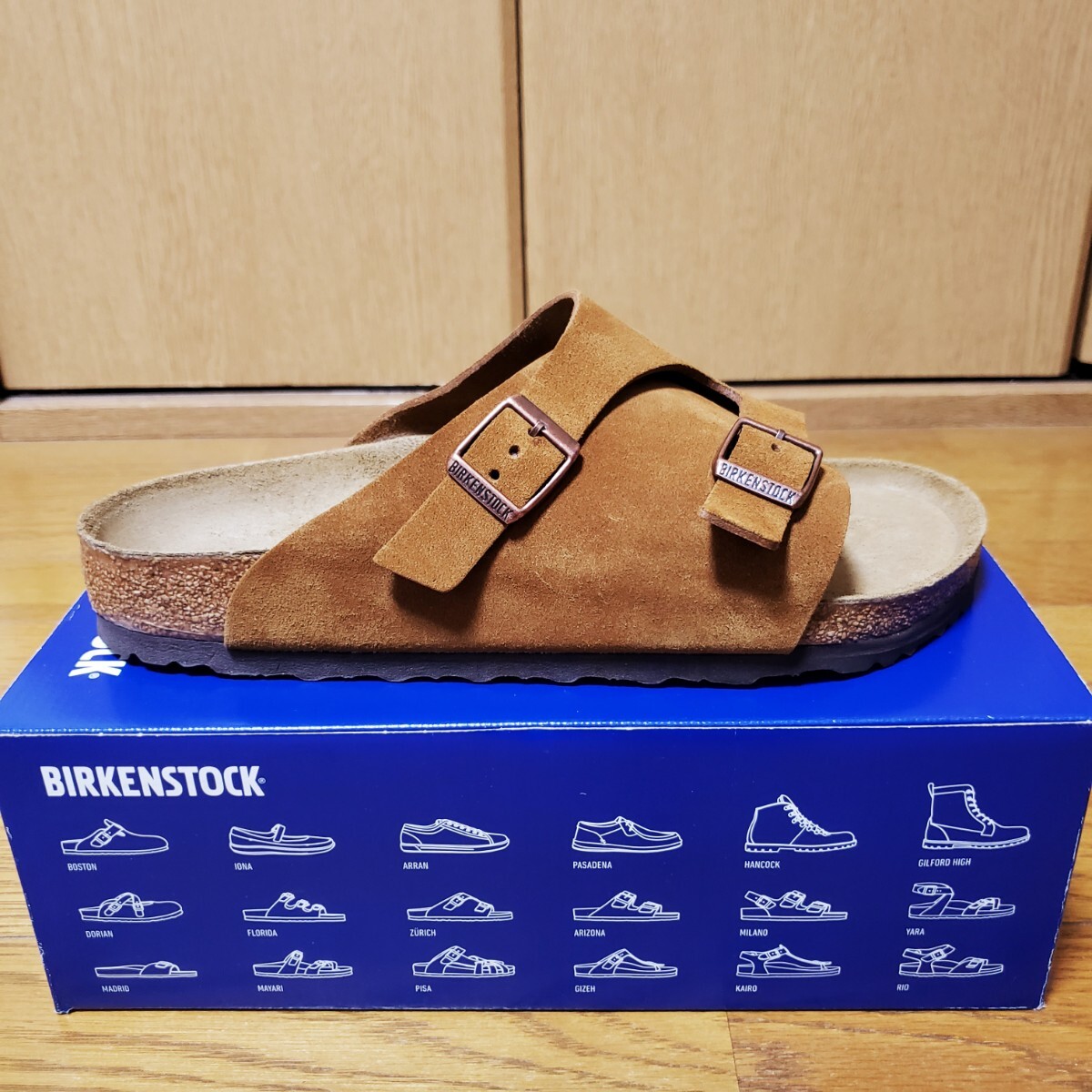 新品】BIRKENSTOCK チューリッヒ 27cm レギュラー幅 ミンク 新品】BIRKENSTOCK チューリッヒ 27cm レギュラー幅 ミンク