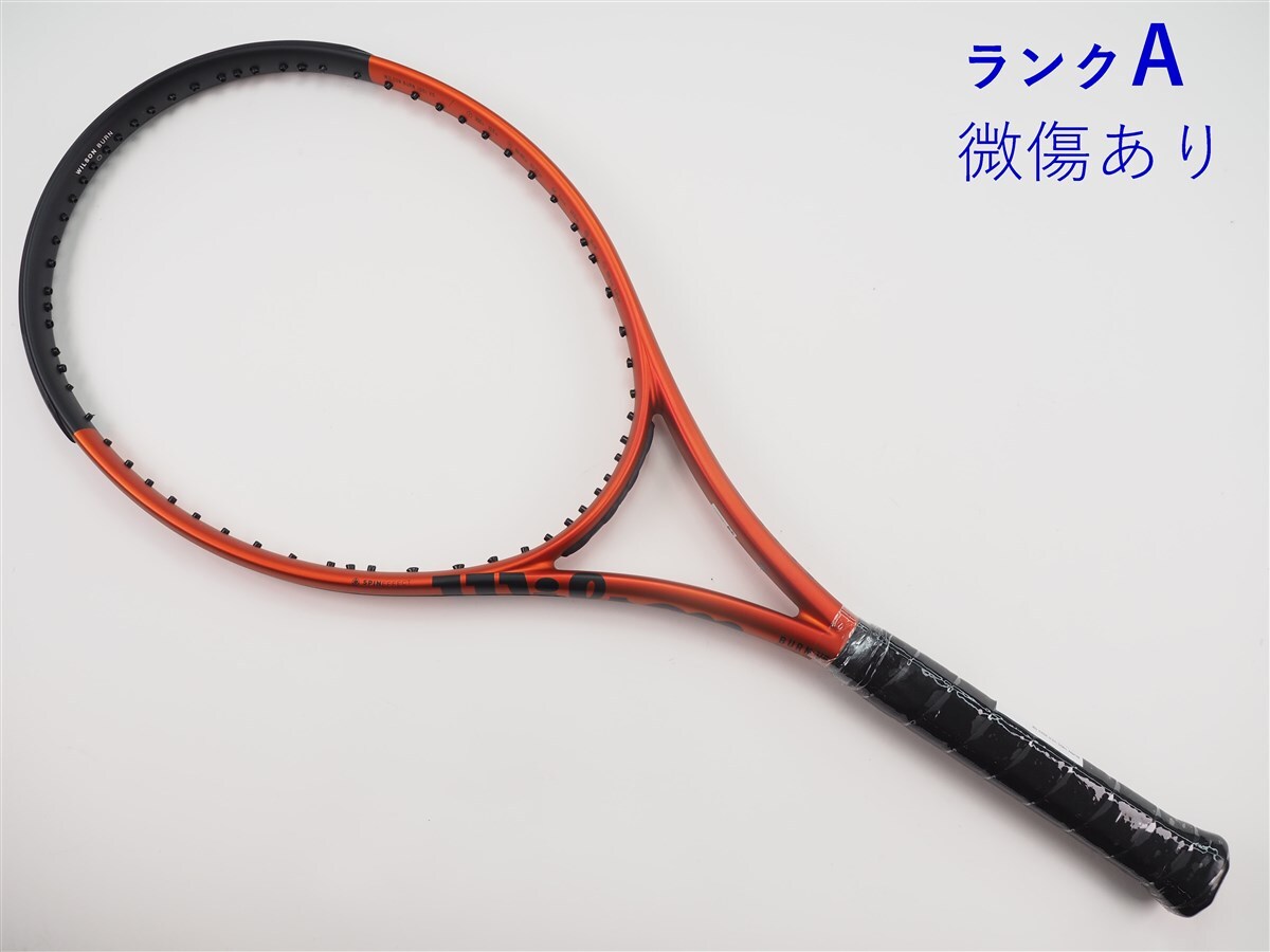 中古 テニスラケット ウィルソン バーン 100エス バージョン5.0 2023年モデル (G2)WILSON BURN 100S V5.0 2023