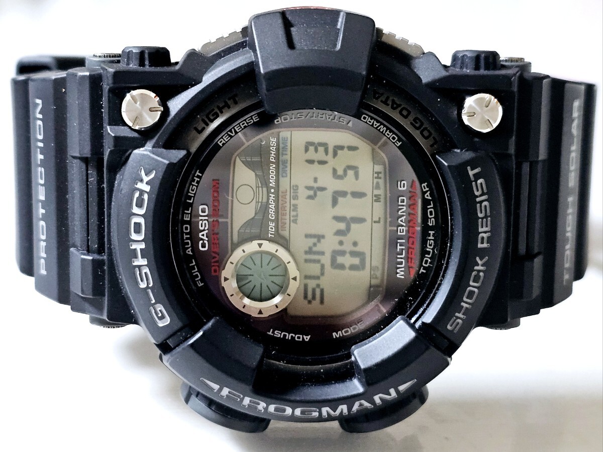 1円スタート☆超美品☆G-SHOCK FROGMAN フロッグマン【GWF-1000 1円スタート☆超美品☆G-SHOCK FROGMAN フロッグマン【GWF-1000