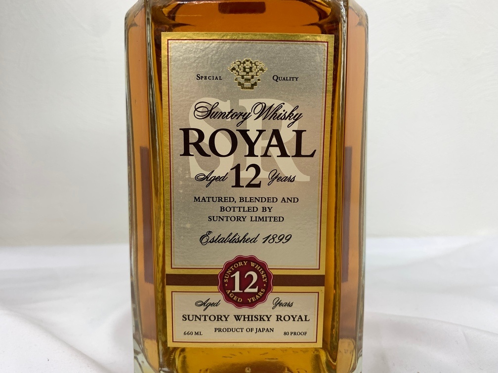 未開栓】 SUNTORY ROYAL サントリー ローヤル 12年 スリムボトル 未開栓】 SUNTORY ROYAL サントリー ローヤル 12年 スリムボトル