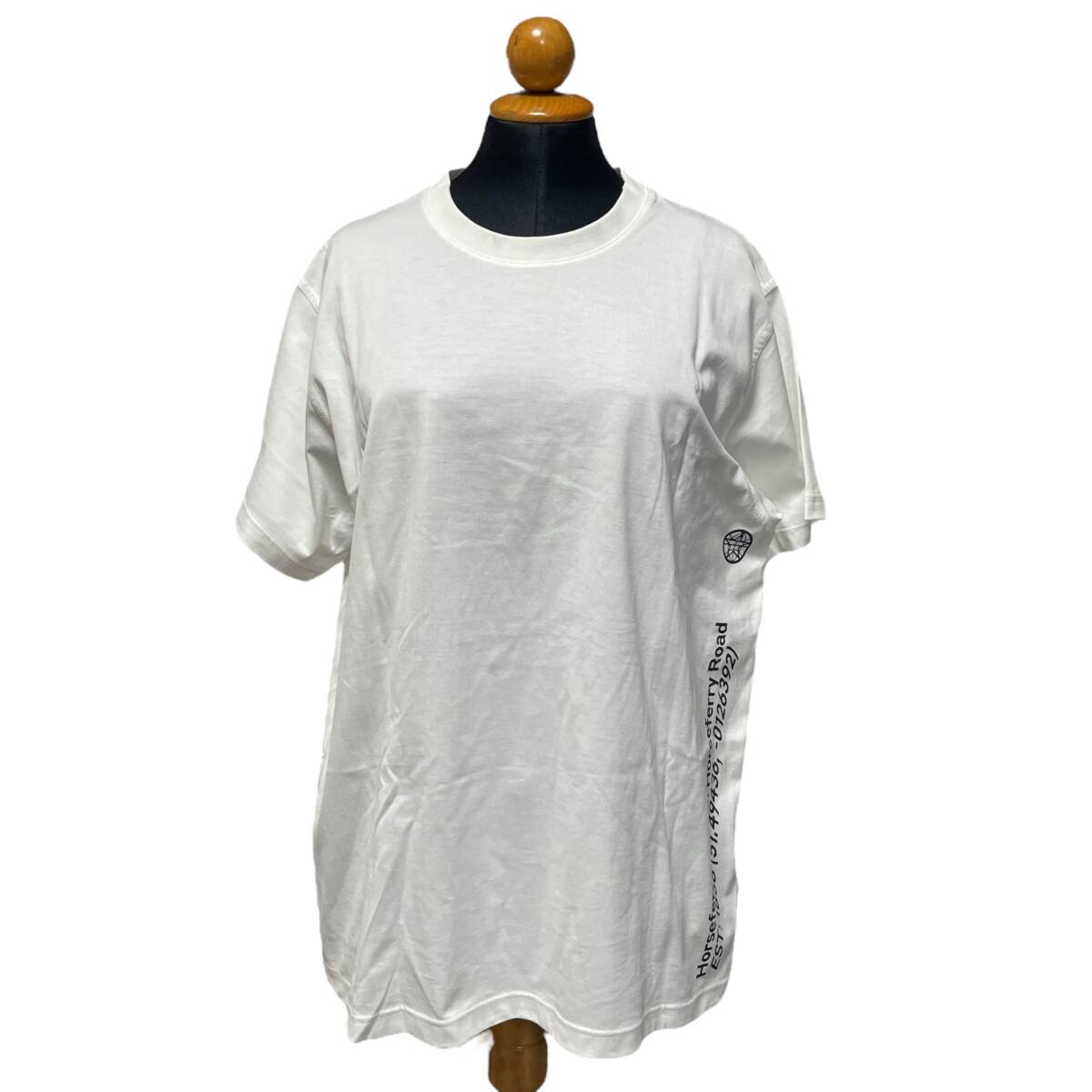 ◆中古品◆BURBERRY バーバリー Tシャツ S コットン 8037292 ホワイト トップス 半袖 レディース 女性用 X86657NC