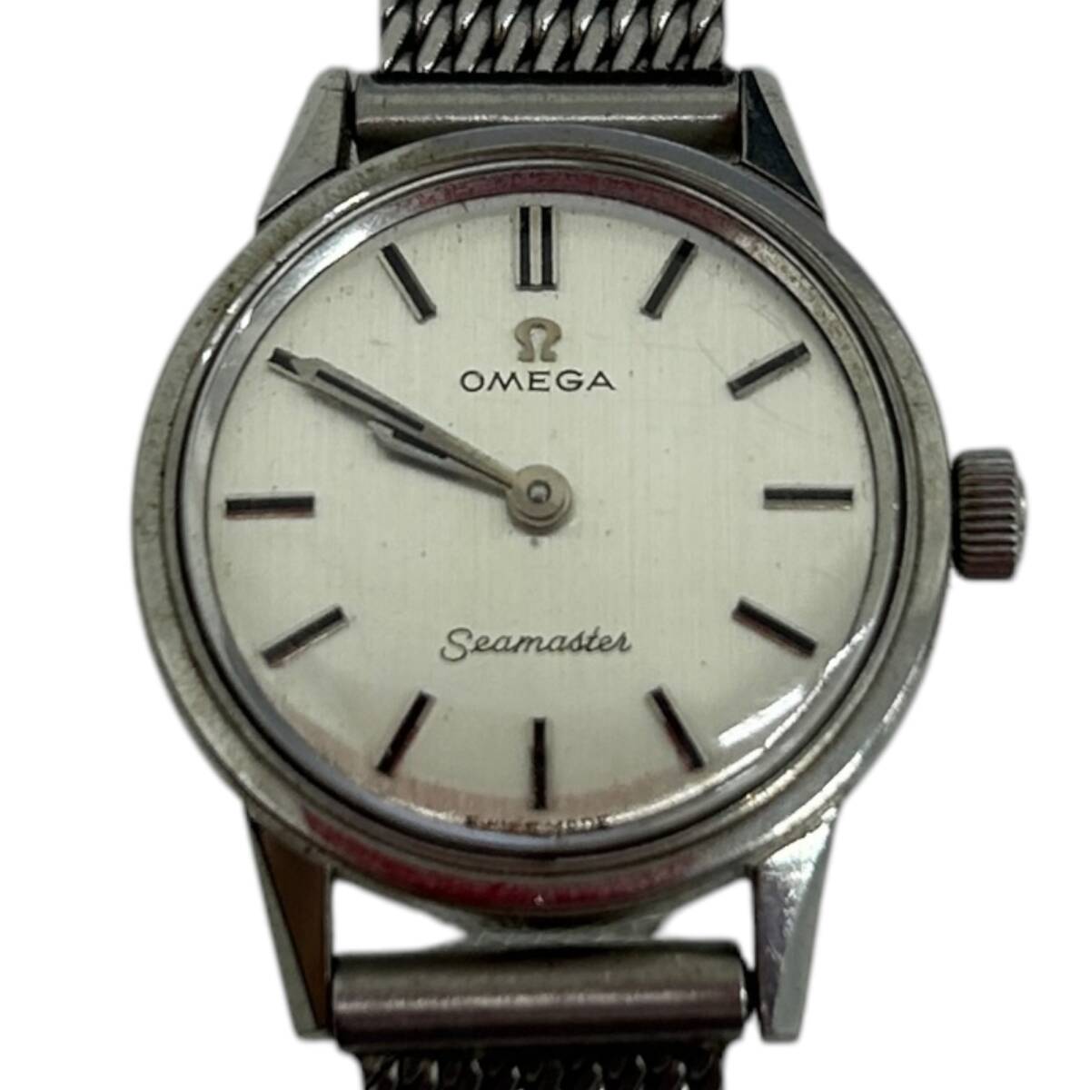 ◎中古品◎OMEGA オメガ シーマスター レディース SS 手巻 稼働品 箱なし 現(xiàn)狀品 I165COA