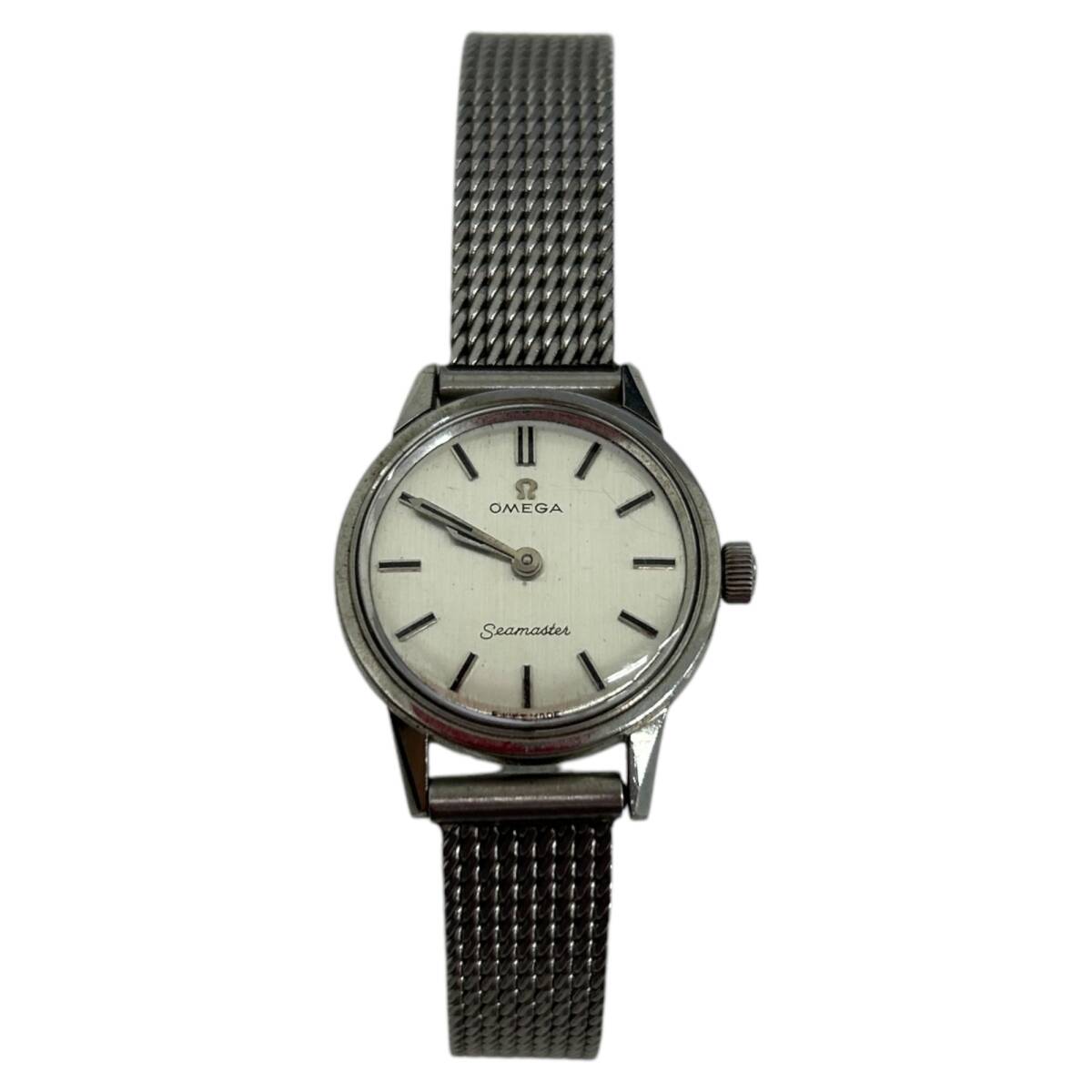 ◎中古品◎OMEGA オメガ シーマスター レディース SS 手巻 稼働品 箱なし 現(xiàn)狀品 I165COA