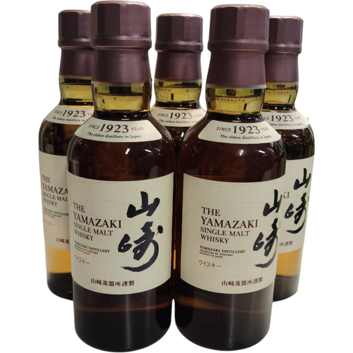 未開栓】SUNTORY サントリー 山崎 43% 180ml×5本 シングル 未開栓】SUNTORY サントリー 山崎 43% 180ml×5本 シングル