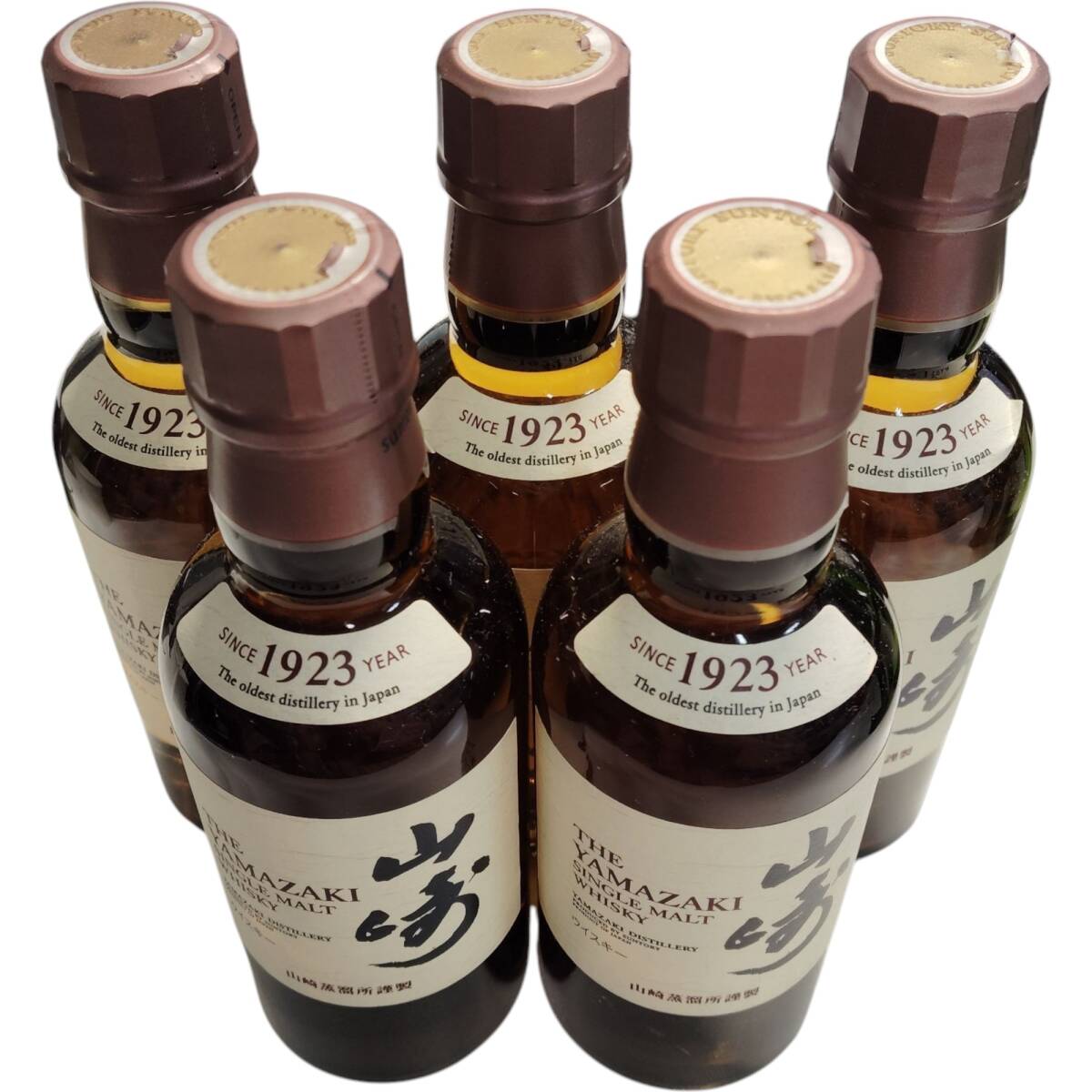 未開栓】SUNTORY サントリー 山崎 43% 180ml×5本 シングル 未開栓】SUNTORY サントリー 山崎 43% 180ml×5本 シングル