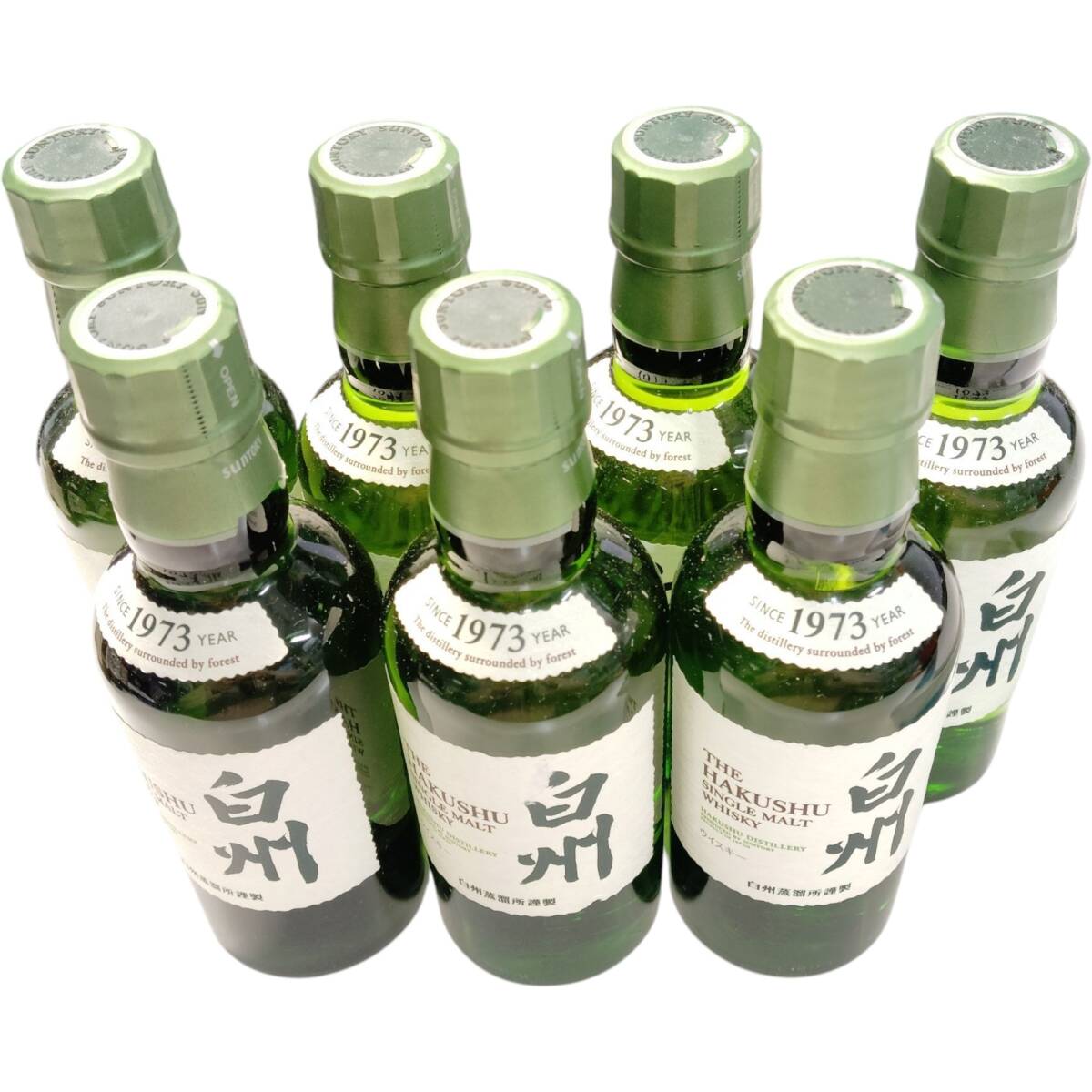 未開栓】SUNTORY サントリー 白州 43% 180ml×7本 シングルモルト 未開栓】SUNTORY サントリー 白州 43% 180ml×7本 シングルモルト