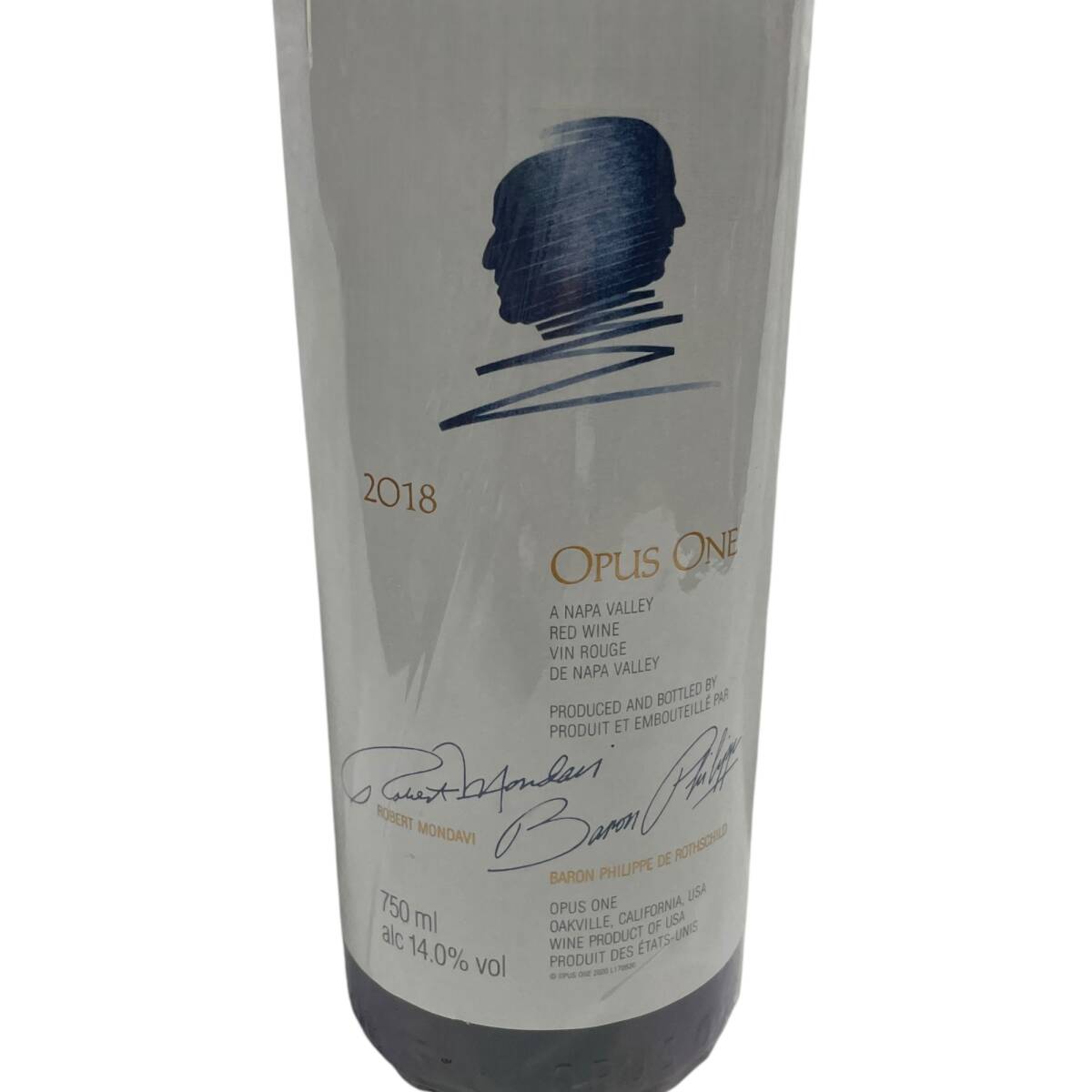 ◇未開栓◇ OPUS ONE オーパスワン 2018 赤 ワイン 750ml 1430g ◇未開栓◇ OPUS ONE オーパスワン 2018 赤 ワイン 750ml 1430g