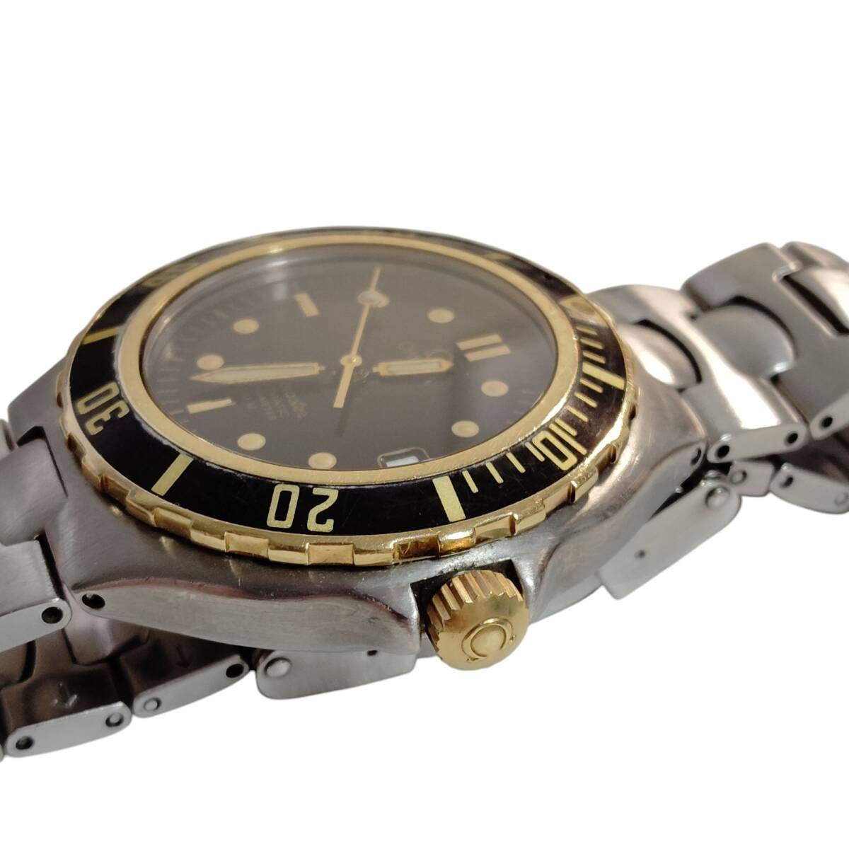 【中古品】 OMEGA オメガ SEAMASTER 200M プレボンド 368.1062 ブラック文字盤 自動巻き メンズ 腕時計 本體のみ W87214RD